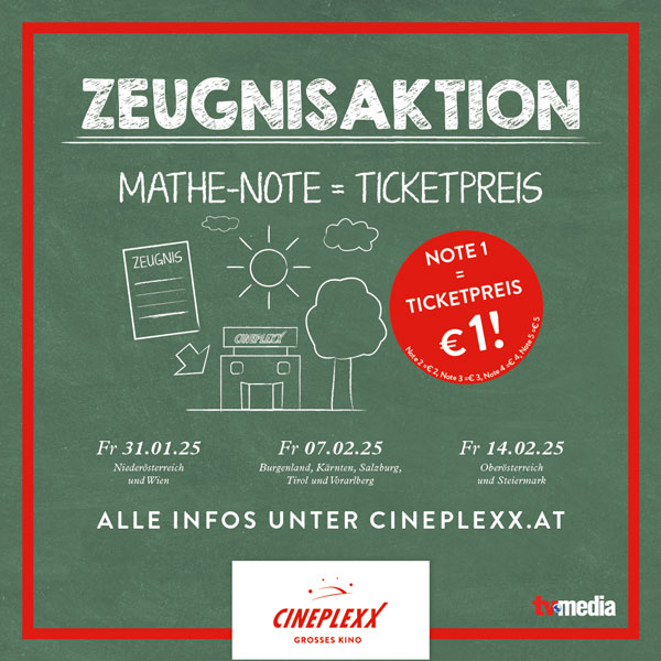 Cineplexx Zeugnisaktion